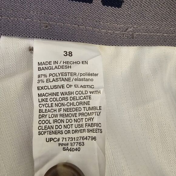 Mens PGA Tour Shorts Lot Size 38 Gray Tan Flat Front Active Golf Gorpcore P0293 - Picture 8 of 9